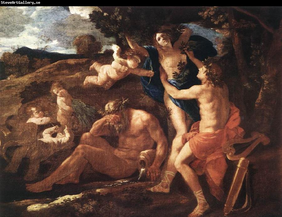 Nicolas Poussin Apollo and Daphne 1625Oil on canvas